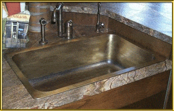 Elite Bath Kitchen Sinks Bronze - Drop In KS24 24"